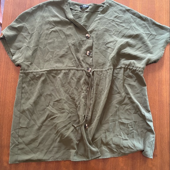 Olive Green Tunic - Picture 2 of 3